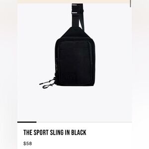 BEIS NEW Black Sport Sling Bag